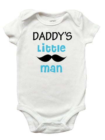 Daddy's Little Man Shirt, Daddys Little Man Onesie, Fathers Day Shirt for Boy's