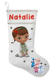 Doc McStuffins Christmas Stocking - Personalized and Hand Made Doc McStuffins Christmas Stocking