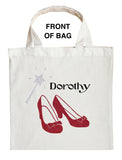 Dorothy Trick or Treat Bag, Personalized Dorothy Halloween Bag, Dorothy Candy Bag