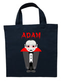 Dracula Trick or Treat Bag - Personalized Dracula Halloween Loot Bag