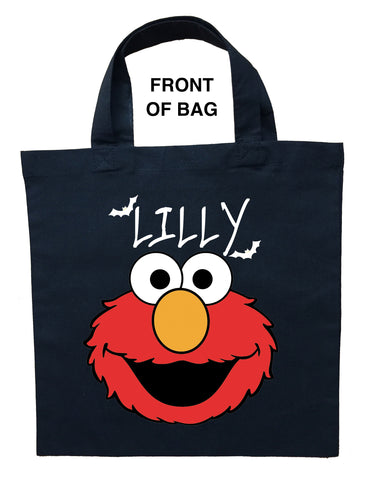 Elmo Trick or Treat Bag - Personalized Elmo Halloween Bag