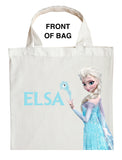 Elsa Trick or Treat Bag, Personalized Elsa Halloween Bag, Elsa Loot Bag, Elsa Candy Bag, Frozen Halloween Bag