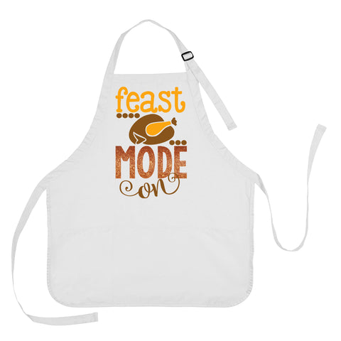 Thanksgiving Apron, Thanksgiving Cooking Apron, Thanksgiving Present, Thanksgiving Gift, Feast Mode On Apron