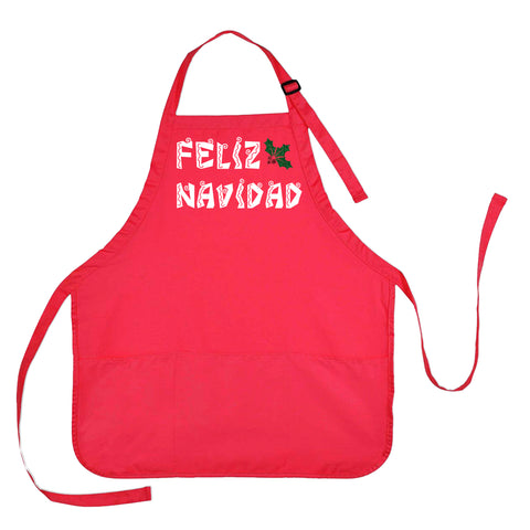 Feliz Navidad Apron, Feliz Navidad Cooking Apron, Feliz Navidad Baking Apron, Christmas Apron, Feliz Navidad Apron Gift