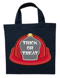 Fire Fighter Trick or Treat Bag - Personalized Fireman Halloween Bag