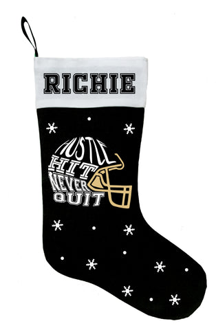Football Christmas Stocking, Football Stocking, Football Gift Idea, Football Christmas Gift