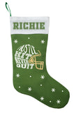 Football Christmas Stocking, Football Stocking, Football Gift Idea, Football Christmas Gift