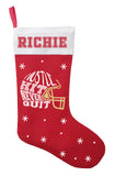 Football Christmas Stocking, Football Stocking, Football Gift Idea, Football Christmas Gift