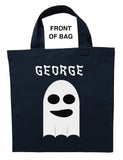 Ghost Trick or Treat Bag - Personalized Ghost Halloween Loot Bag