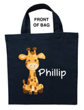 Giraffe Trick or Treat Bag, Giraffe Halloween Bag, Giraffe Loot Bag, Giraffe Candy Bag, Custom Giraffe Halloween Bag