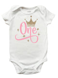 Princess Birthday Shirt, Numbered Birthday Shirt for Girls, Personalized Princess Shirt Ages One to Ten