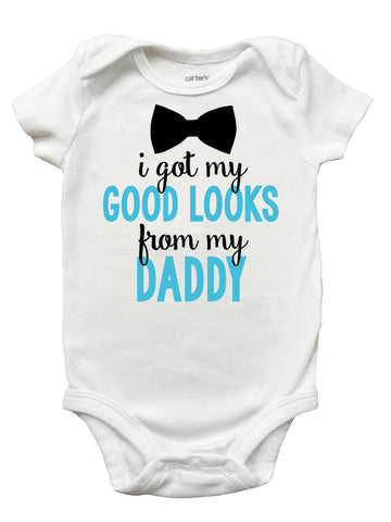 I Got My Good Looks From Daddy Shirt, Fathers Day Shirt for Boys, Boys Fathers Day Shirt