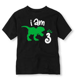 Dinosaur Birthday Shirt, Personalized Dinosaur Birthday Shirt with Age