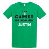 Gamer Birthday Boy Birthday Shirt, Personalized Gamer Birthday Shirt, Custom Gamer Birthday Boy Shirt