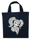 Harley Quinn Trick or Treat Bag - Personalized Harley Quinn Halloween Bag