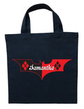 Harley Quinn Trick or Treat Bag - Personalized Harley Quinn Halloween Bag