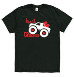 Heart Crusher Valentines Day Shirt, Boys Valentines Day Shirt, Heart Crusher Shirt, Valentines Shirt for Boys
