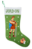 Hercules Christmas Stocking - Personalized and Hand Made Hercules Christmas Stocking