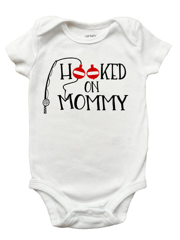 Hooked On Mommy Shirt, Mothers Day Shirt for Boys, Mothers Day Fishing –  Shop Personalized Gifts