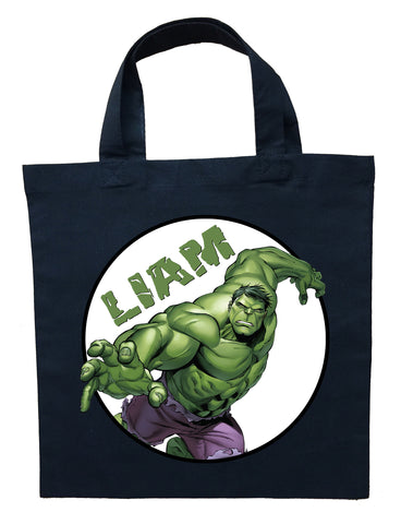 Incredible Hulk Trick or Treat Bag - Personalized Incredible Hulk Halloween Bag