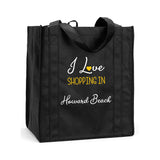 Custom Shopping Bag, Personalized Shopping Bag, Reusable Shopping Bag, Personalized Reusable Shopping Bag, I Love My State Shopping Bag, I Love Shopping Reusable Bag