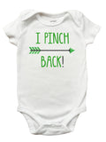 I Pinch Back Children's T-Shirt, St. Patricks Day Shirt for Kids, I Pinch Back Shirt