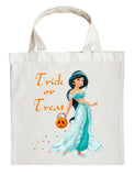 Princess Jasmine Trick or Treat Bag - Personalized Aladdin Halloween Bag