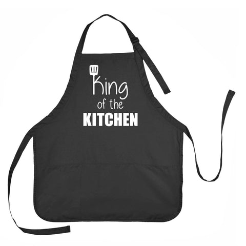 King of the Kitchen Apron, Father's Day Apron, Dad's Kitchen Apron