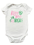 Kiss Me I'm Irish Girls Shirt, St Patricks Day Shirt for Girls, Kiss Me I'm Irish Shirt