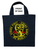 Cobra Kai Trick or Treat Bag, Personalized Cobra Kai Halloween Bag, Cobra Kai Bag, Cobra Kai Loot Bag