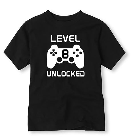 Gamer Birthday Boy Birthday Shirt, Level Unlocked Birthday Shirt