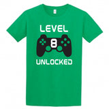 Gamer Birthday Boy Birthday Shirt, Level Unlocked Birthday Shirt