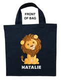 Lion Trick or Treat Bag, Baby Lion Halloween Bag, Lion Loot Bag, Lion Candy Bag