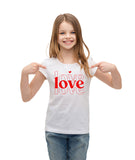 Love T-Shirt, Love T-Shirt for Girls, Valentines Day Shirt for Girls, Girls Love Valentines Day Shirt, Mirrored Love Shirt, Valentines Day Shirt for Girls