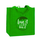 Love It Or We'll Lose It Reusable Shopping Bag, Love the Earth Shopping Bag, Reusable Earth Bag, Reusable Shopping Bag, Love the Earth Reusable Shopping Bag