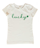 Lucky St Patricks Day Shirt, Girls St Patricks Day Shirt, Lucky Shirt