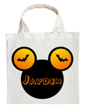 Mickey Mouse Trick or Treat Bag - Personalized Mickey Mouse Halloween Bag