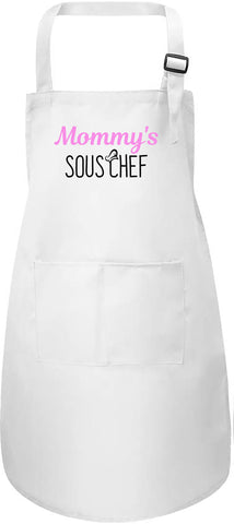 Mommy's Sous Chef Apron, Kids Sous Chef Apron, Children's Sous Chef Apron, Baking Apron for Kids