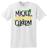 Mr Good Luck Charm Children's T-Shirt, St. Patricks Day Good Luck Charm Romper