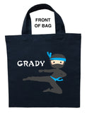 Ninja Trick or Treat Bag - Personalized Ninja Halloween Bag - Ninja Loot Bag