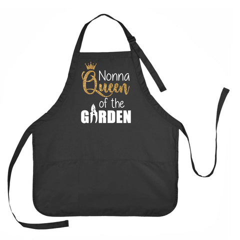 Nonna Queen of the Garden Apron, Apron for Nonna, Gardening Apron for Nonna, Nonna Gardening Apron