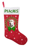 Personalized Pet Photo Christmas Stocking - Available in White, Red or Green