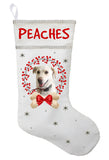 Personalized Pet Photo Christmas Stocking - Available in White, Red or Green