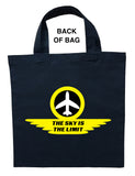 Pilot Trick or Treat Bag, Airline Pilot Halloween Bag, Pilot Loot Bag, Pilot Candy Bag