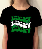 Retro Lucky Shirt, Retro Lucky St. Patrick's Day Shirt, Lucky St. Patrick's Day Shirt, Lucky St Patricks Day Shirt, St. Patrick's Day Shirt for Girls