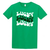 Retro Lucky Shirt, Retro Lucky St. Patrick's Day Shirt, Lucky St. Patrick's Day Shirt, Lucky St Patricks Day Shirt, St. Patrick's Day Shirt for Girls