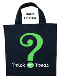 Riddler Trick or Treat Bag - Personalized Riddler Halloween Bag