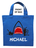Shark Trick or Treat Bag - Personalized Shark Halloween Bag