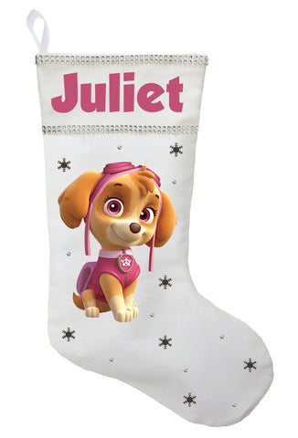 Skye Christmas Stocking - Personalized and Hand Made Skye Christmas Stocking