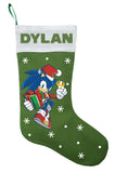Sonic the Hedgehog Christmas Stocking, Sonic Stocking, Sonic Christmas Gift
